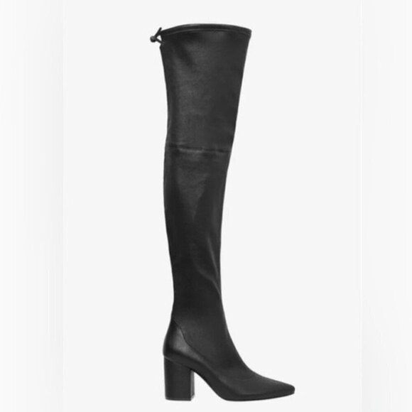 Anine Bing Taylor Over The Knee Luxury Leather Boots 37 - Picture 15 of 15
